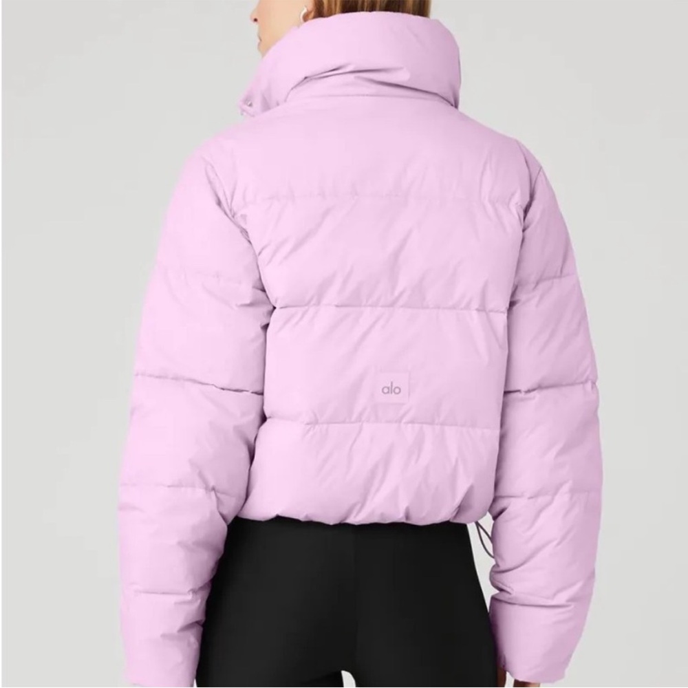 NWT ALO Yoga Women's Light Pink Puffer Coat